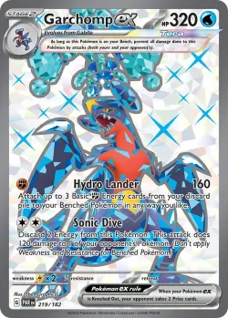 Garchomp ex 「PAR 219/182」「EN」