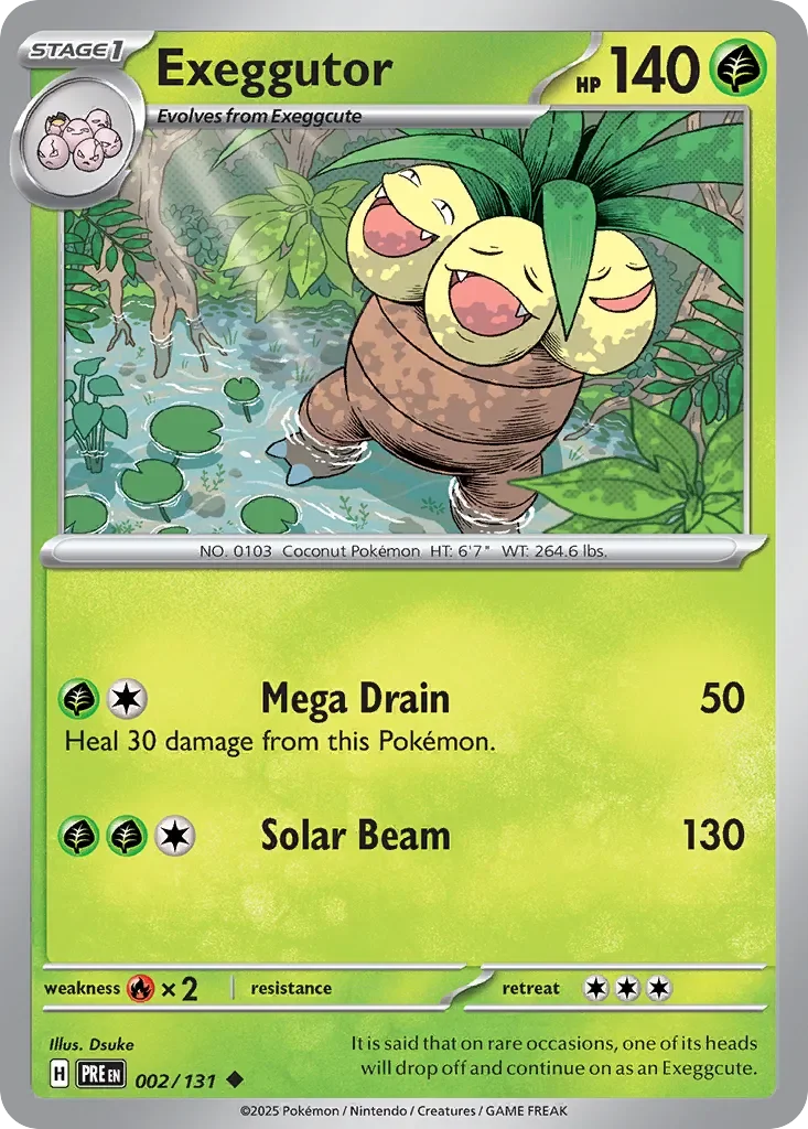 Exeggutor 「PRE 002/131」「EN」