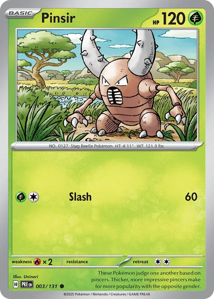 Pinsir 「PRE 003/131」「EN」