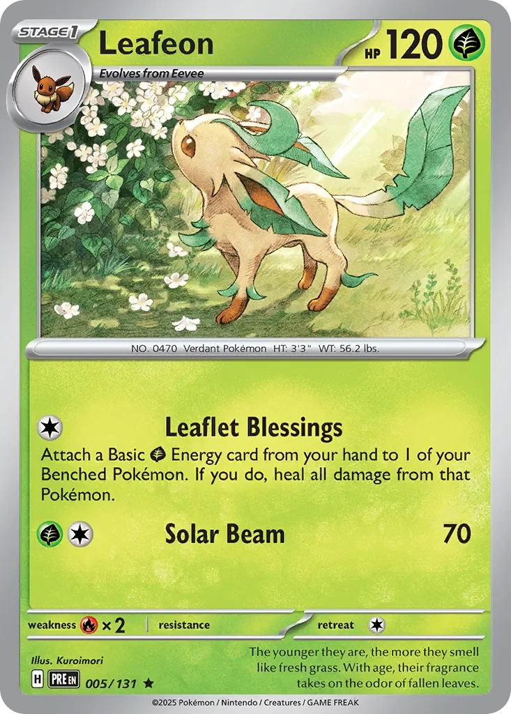 Leafeon 「PRE 005/131」「EN」