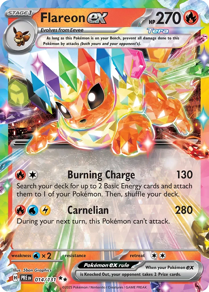 Flareon ex 「PRE 014/131」「EN」