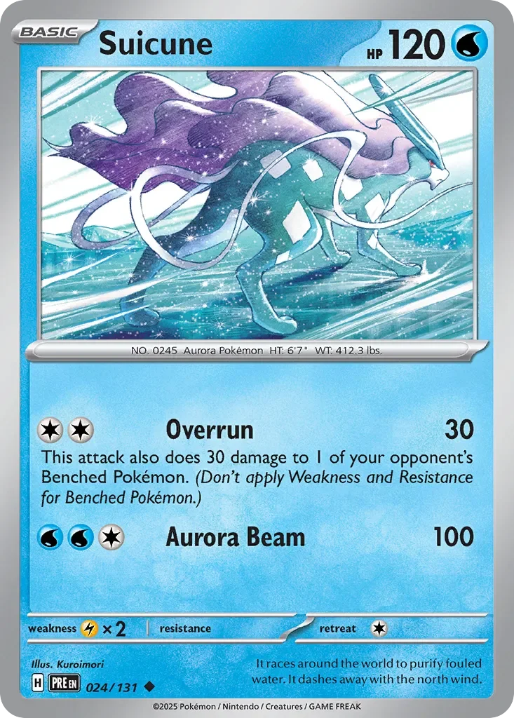 Suicune 「PRE 024/131」「EN」