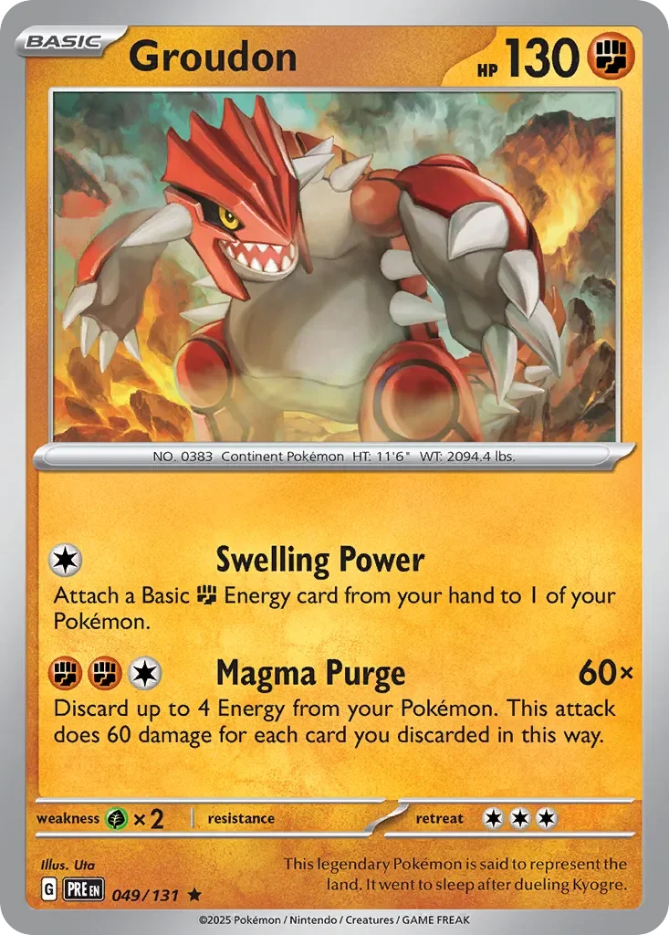 Groudon 「PRE 049/131」「EN」
