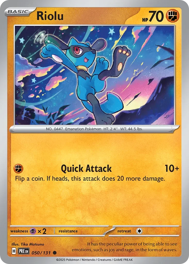 Riolu 「PRE 050/131」「EN」