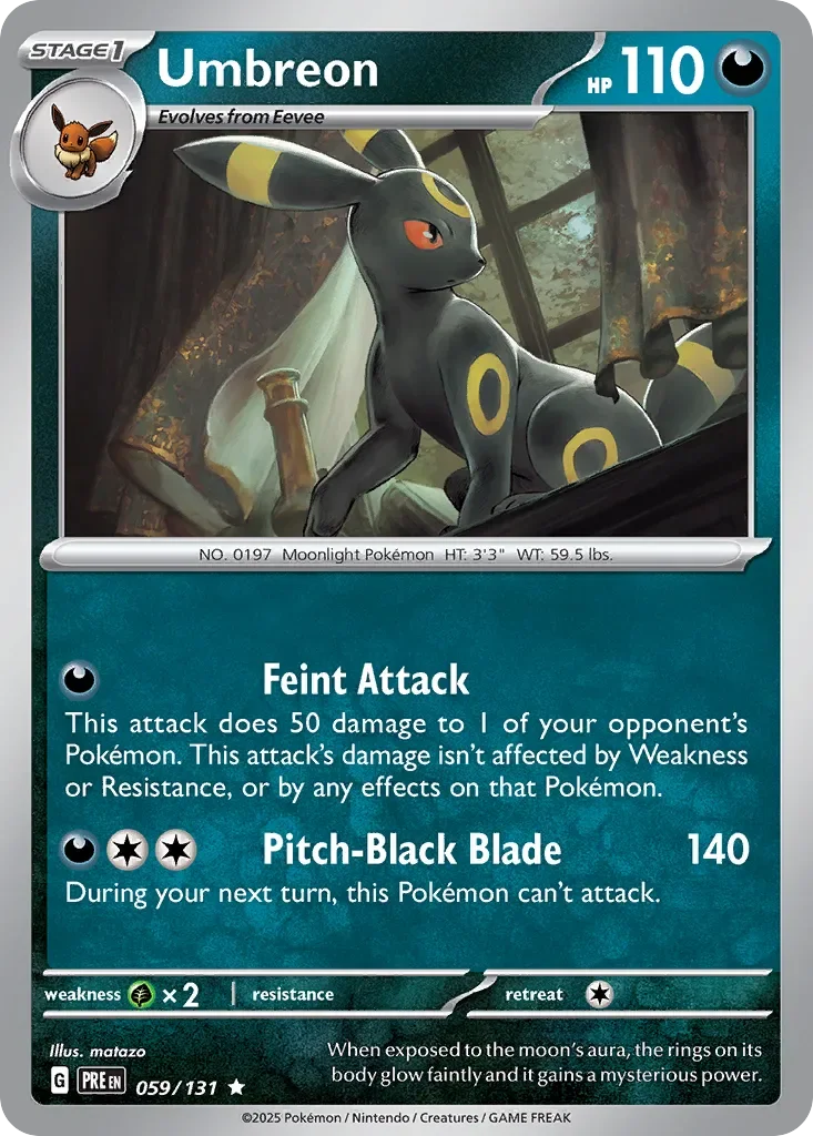 Umbreon 「PRE 059/131」「EN」