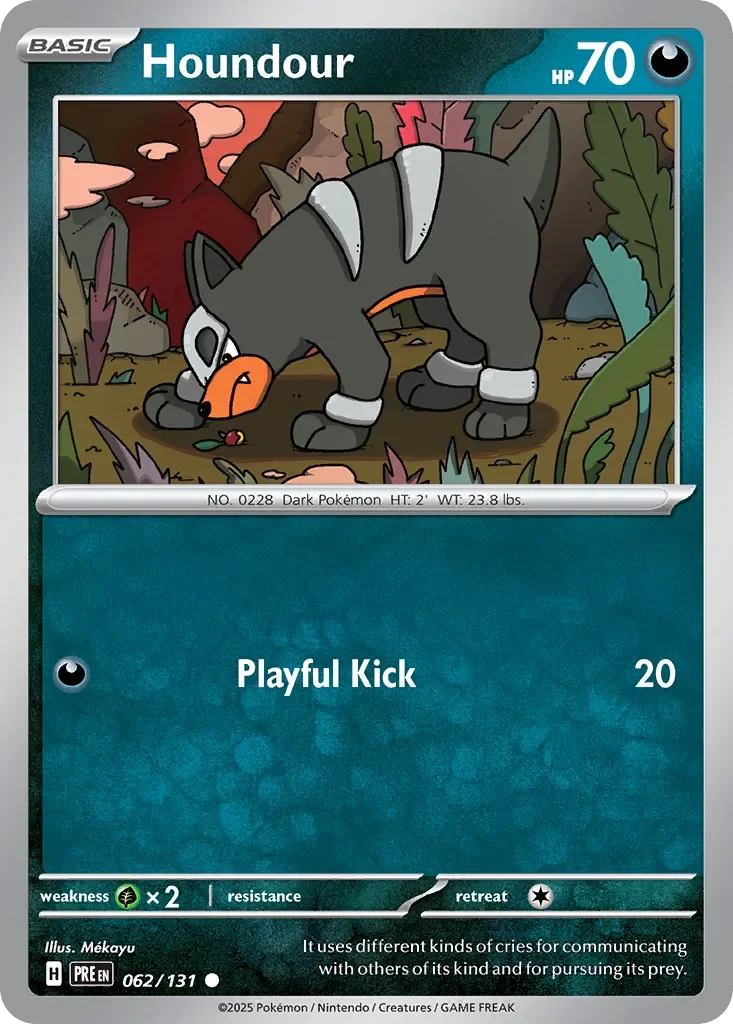 Houndour 「PRE 062/131」「EN」