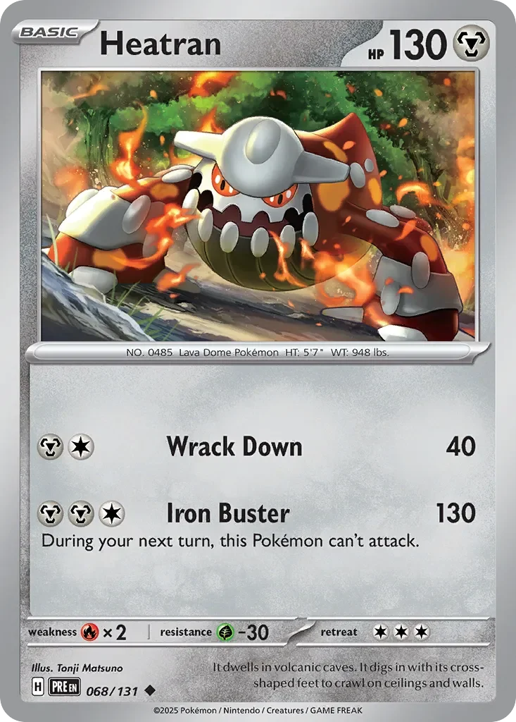 Heatran 「PRE 068/131」「EN」