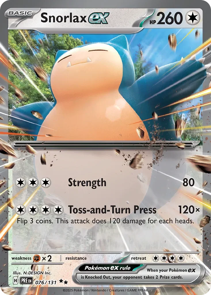 Snorlax ex 「PRE 076/131」「EN」