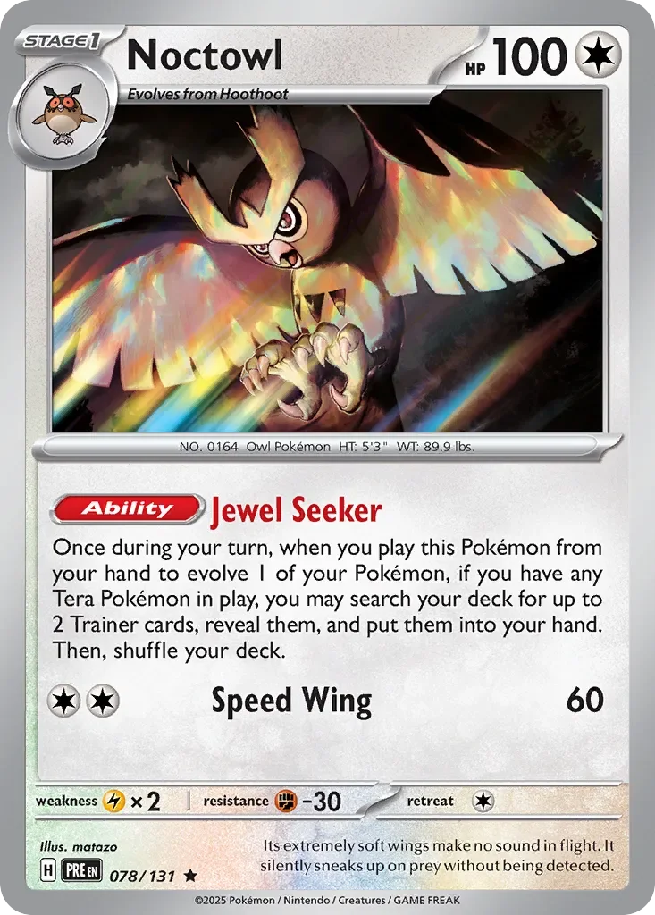 Noctowl 「PRE 078/131」「EN」