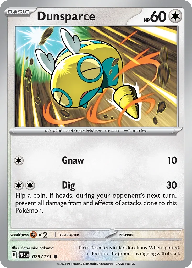 Dunsparce 「PRE 079/131」「EN」