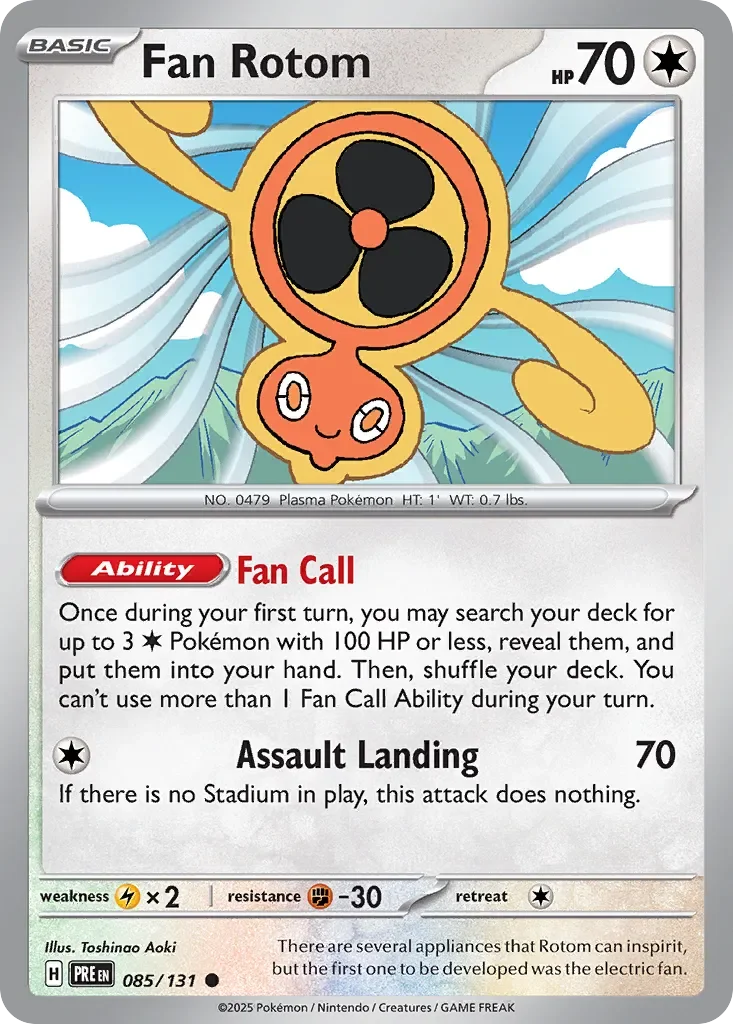 Fan Rotom 「PRE 085/131」「EN」