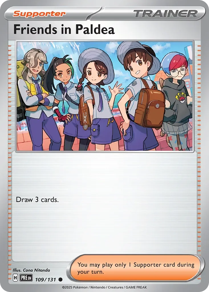 Friends in Paldea 「PRE 109/131」「EN」