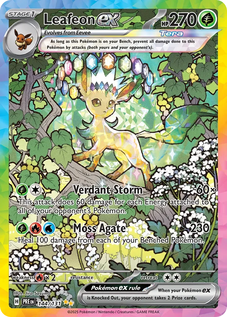 Leafeon ex 「PRE 144/131」「EN」
