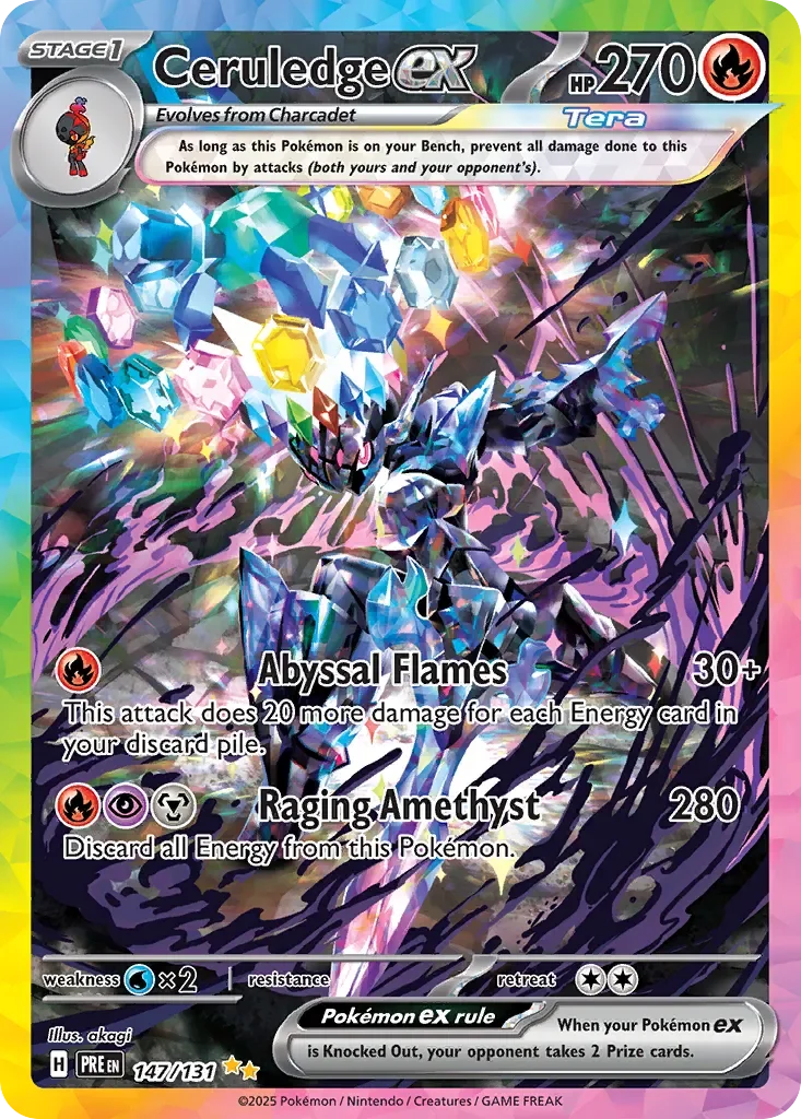 Ceruledge ex 「PRE 147/131」「EN」
