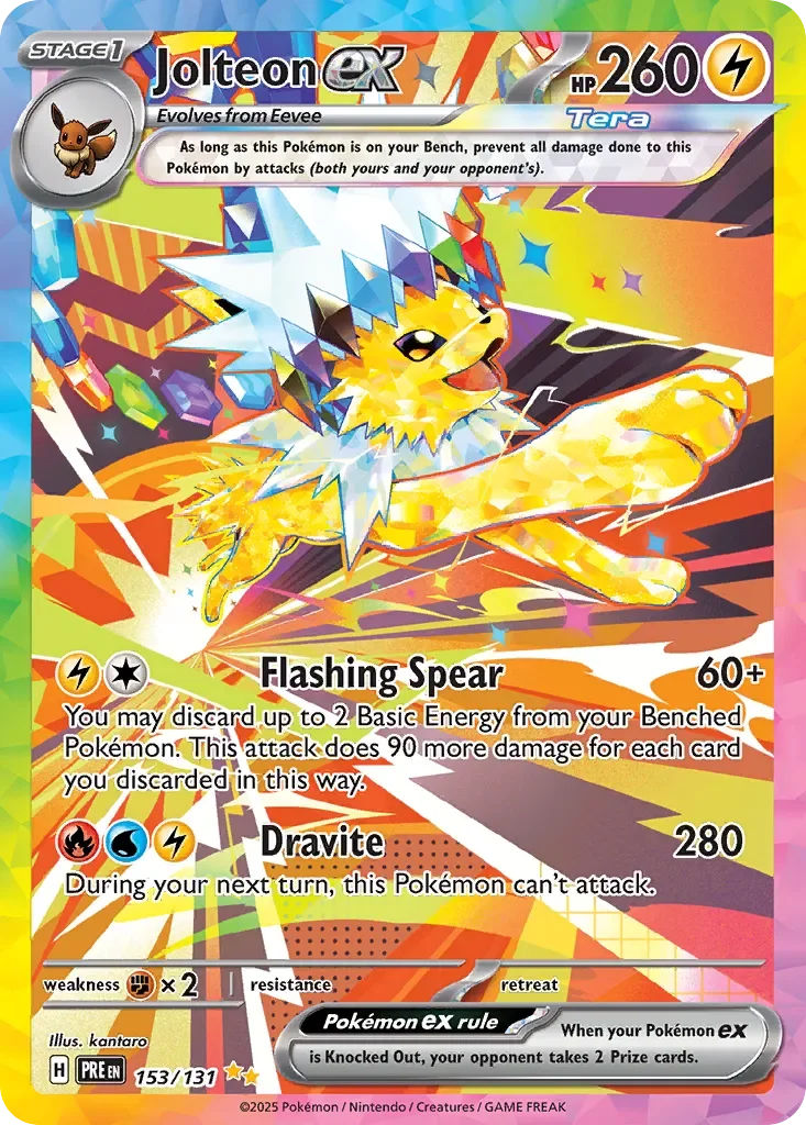 Jolteon ex 「PRE 153/131」「EN」