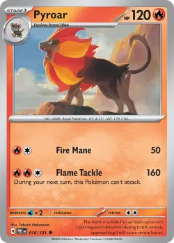 Pyroar #016/131 · Pokémon