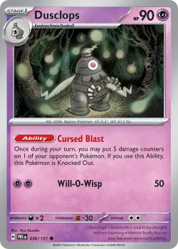 Dusclops #036/131 · Pokémon