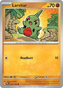 Larvitar #047/131 · Pokémon