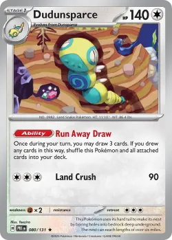 Dudunsparce #080/131 · Pokémon