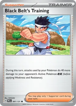 Black Belt's Training #097/131 · Pokémon