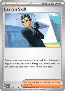 Larry's Skill #115/131 · Pokémon
