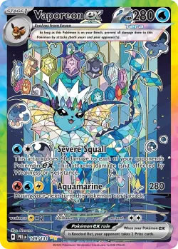 Vaporeon ex 「PRE 149/131」「EN」