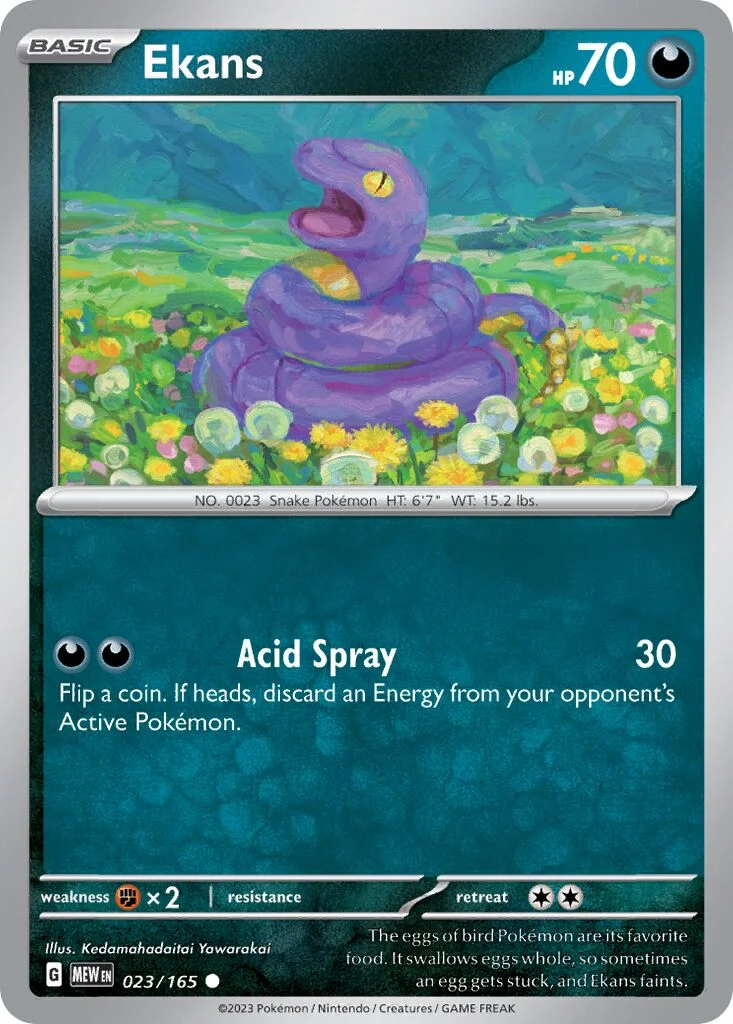 Ekans 「MEW 023/165」「EN」