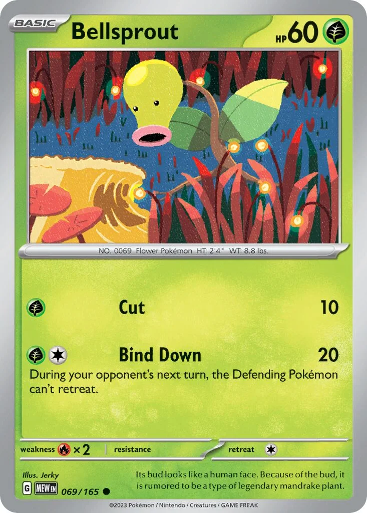 Bellsprout 「MEW 069/165」「EN」