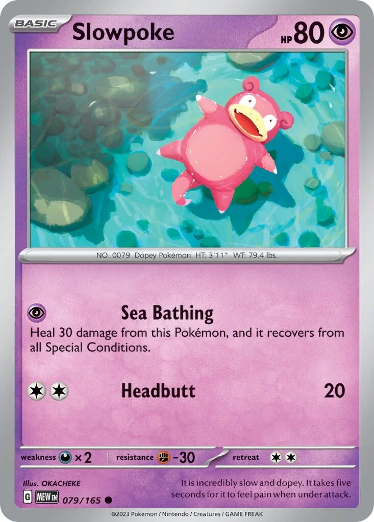 Slowpoke 「MEW 079/165」「EN」