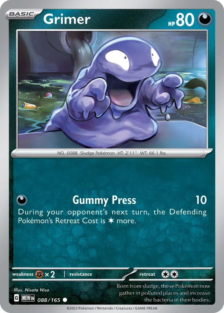 Grimer 「MEW 088/165」「EN」