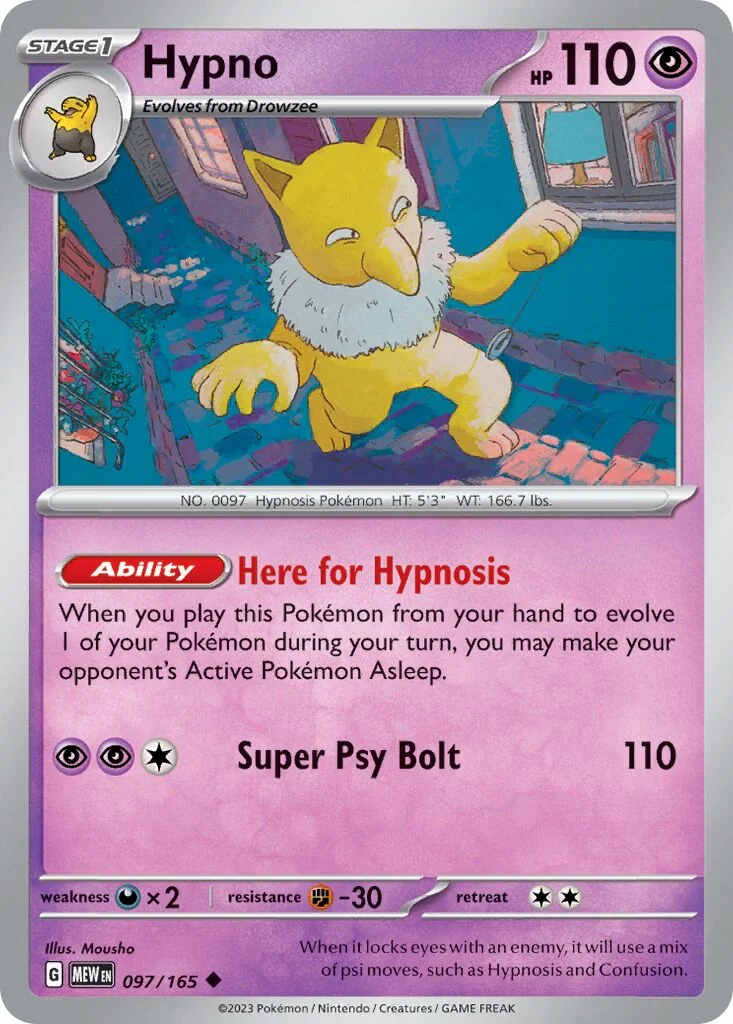 Hypno 「MEW 097/165」「EN」