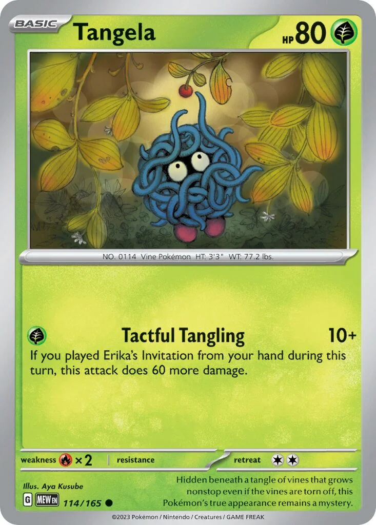 Tangela 「MEW 114/165」「EN」