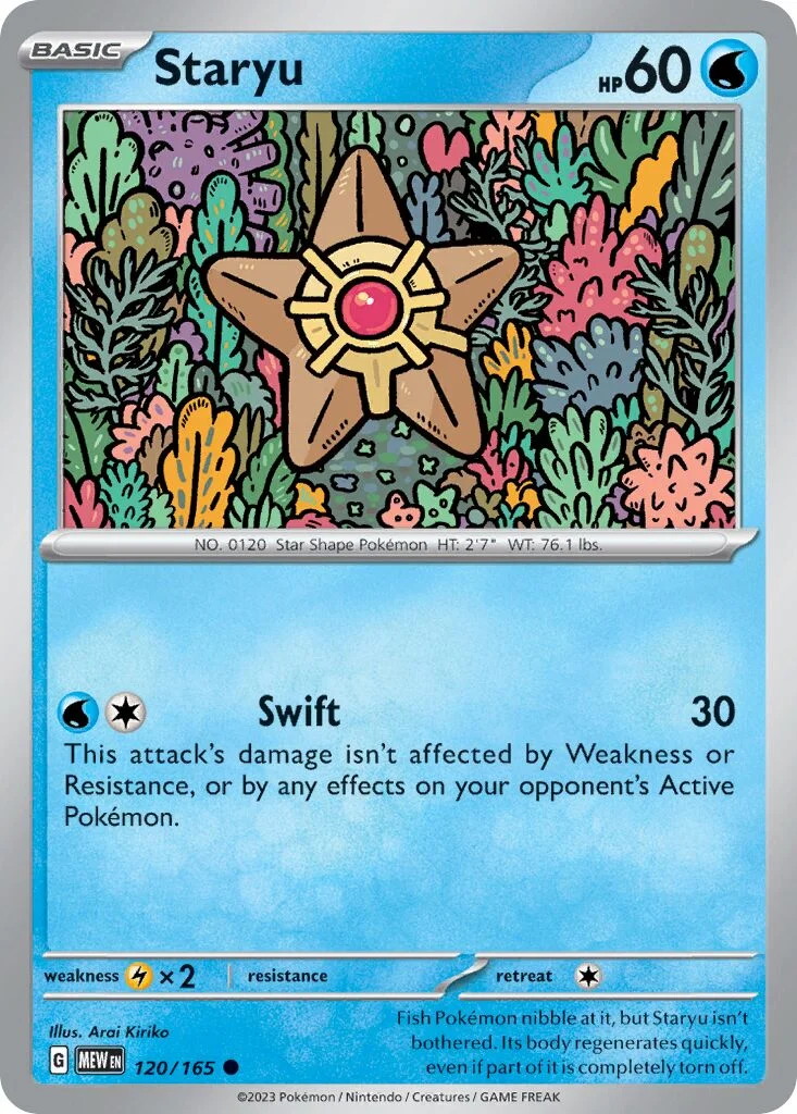Staryu 「MEW 120/165」「EN」