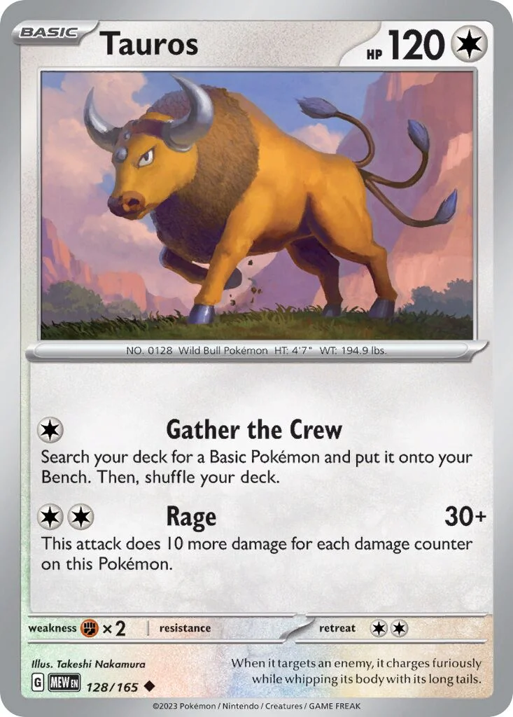 Tauros 「MEW 128/165」「EN」
