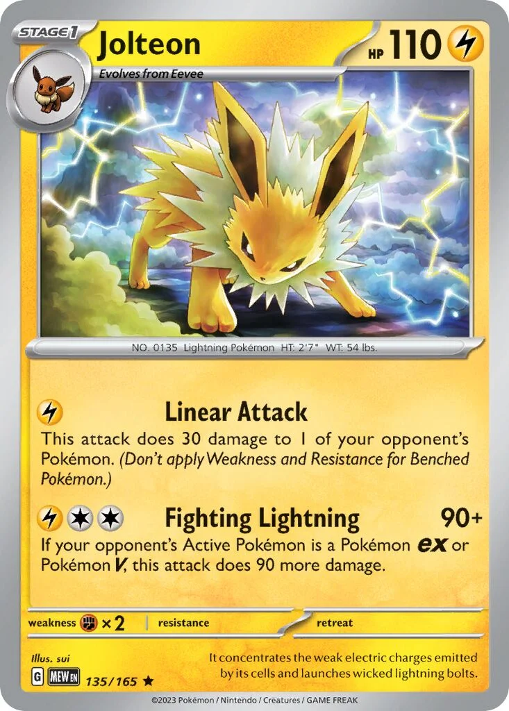 Jolteon 「MEW 135/165」「EN」