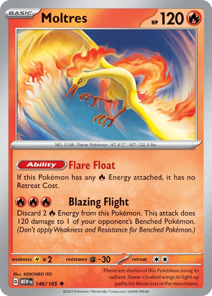 Moltres 「MEW 146/165」「EN」