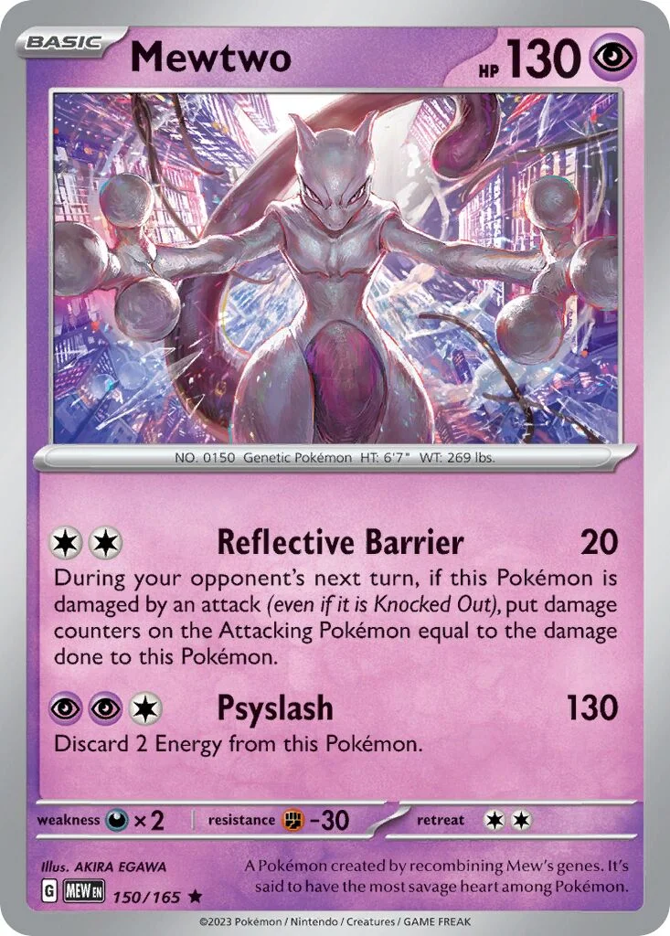 Mewtwo 「MEW 150/165」「EN」