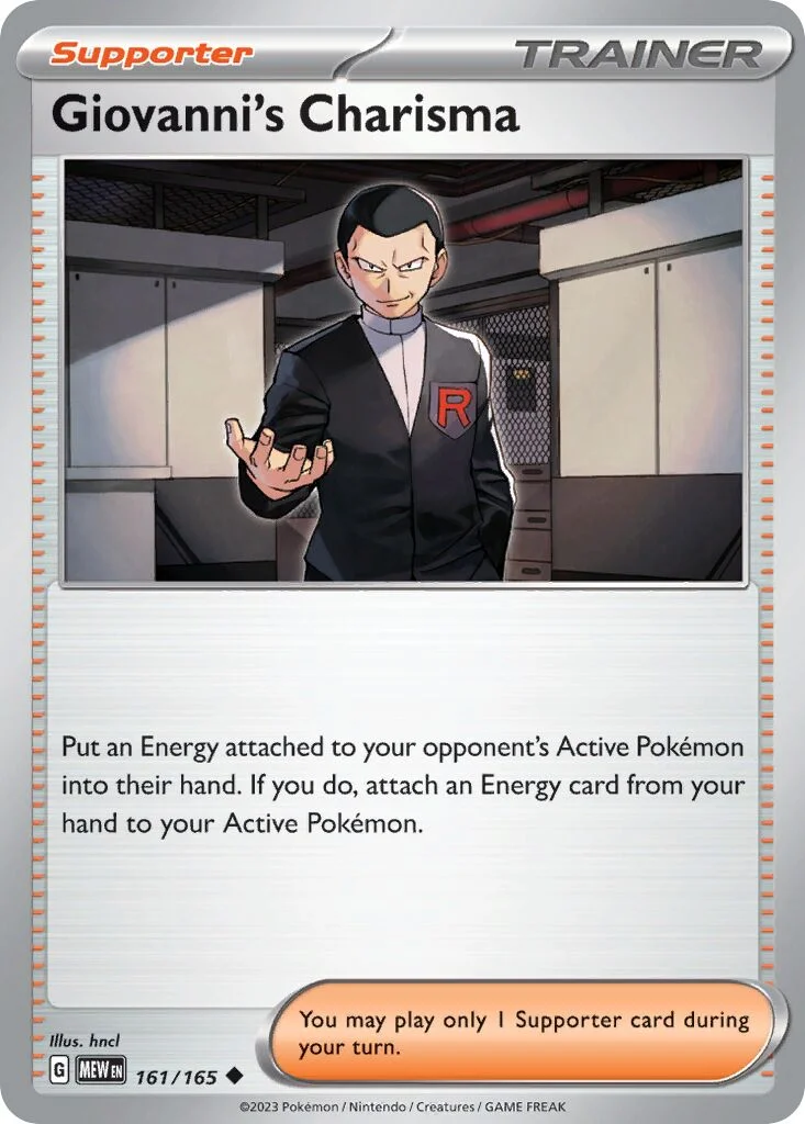 Giovanni's Charisma 「MEW 161/165」「EN」