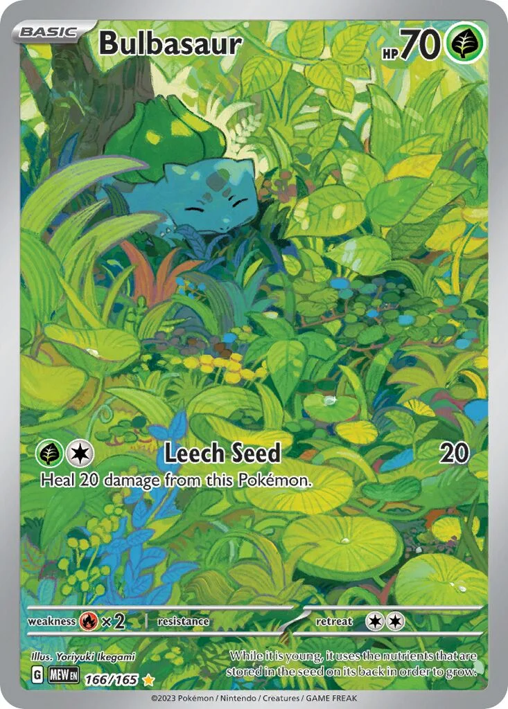 Bulbasaur 「MEW 166/165」「EN」