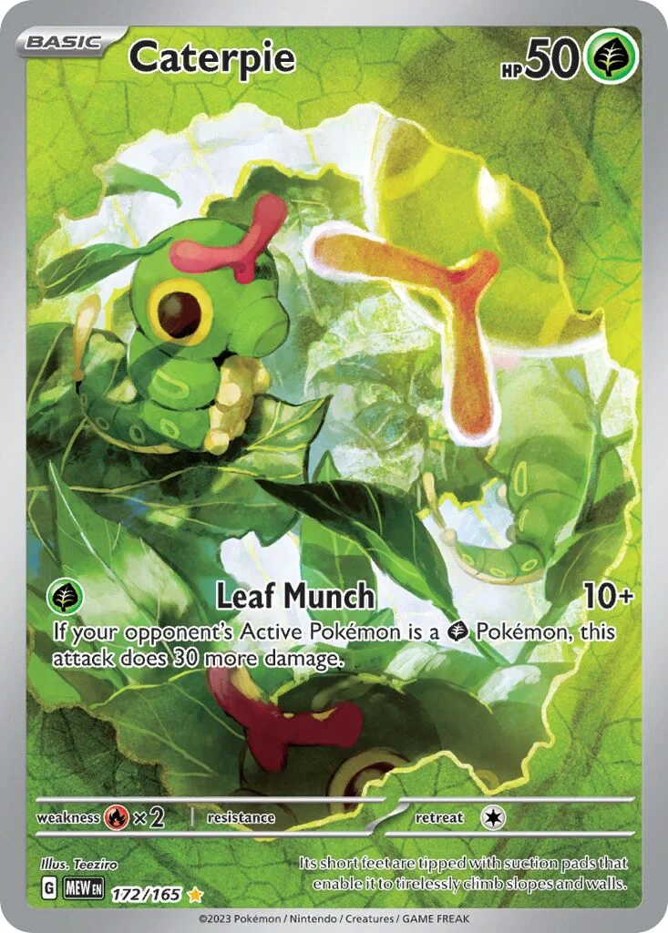 Caterpie 「MEW 172/165」「EN」