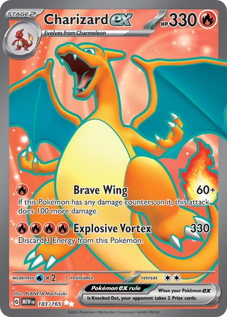Charizard ex 「MEW 183/165」「EN」