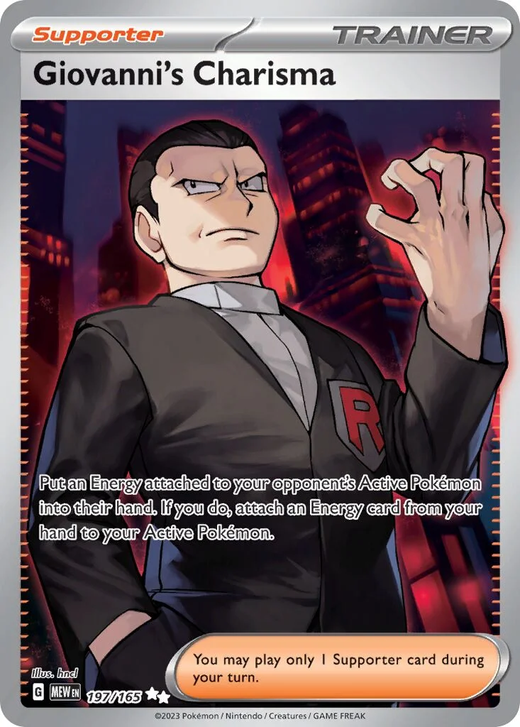 Giovanni's Charisma 「MEW 197/165」「EN」