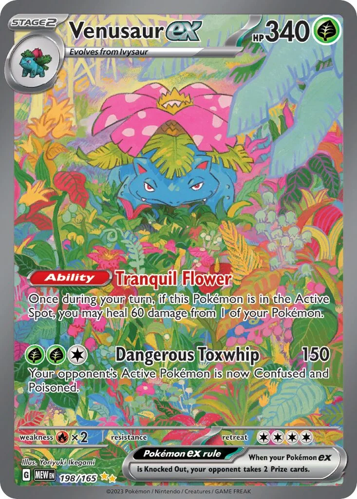 Venusaur ex 「MEW 198/165」「EN」