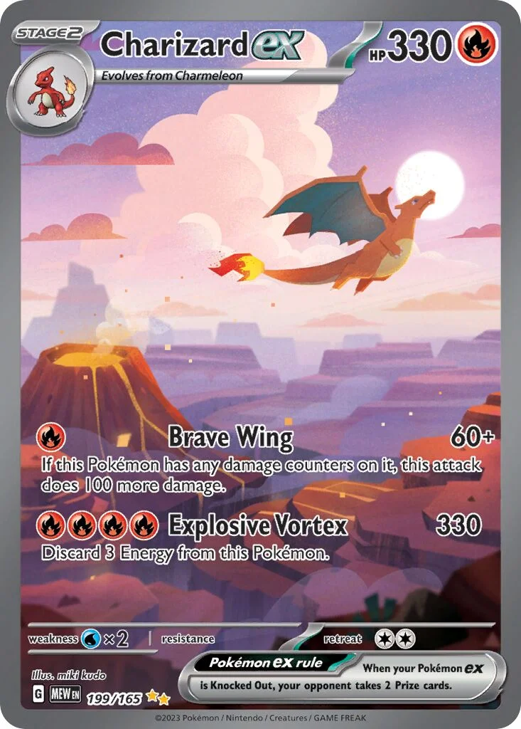Charizard ex 「MEW 199/165」「EN」