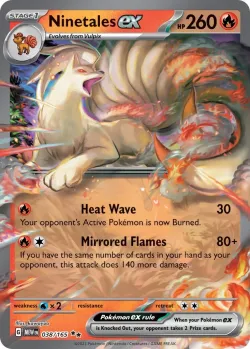 Ninetales ex #038/165 · Pokémon