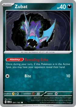 Zubat #041/165 · Pokémon