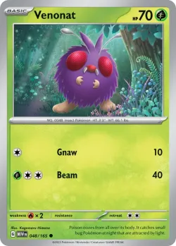 Venonat #048/165 · Pokémon