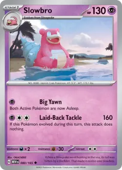 Slowbro #080/165 · Pokémon
