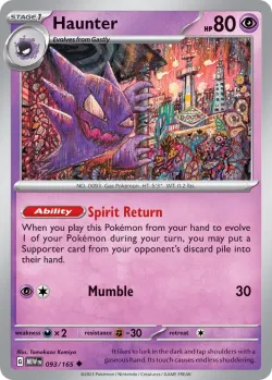 Haunter #093/165 · Pokémon