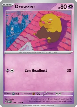 Drowzee #096/165 · Pokémon